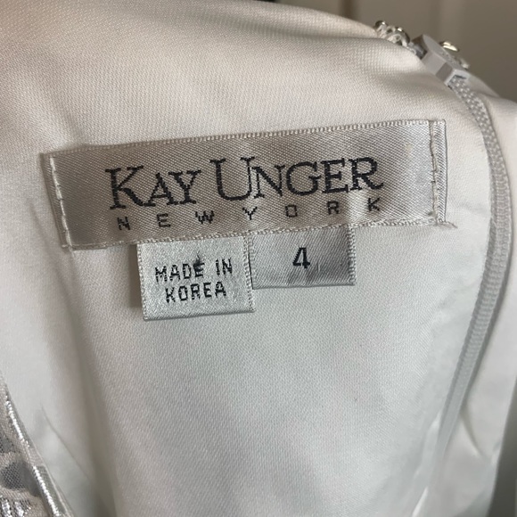 Silver & White dress - Picture 7 of 12